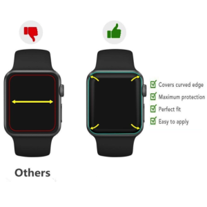 Case Screen Protector For Watch Series 7 41mm in Black