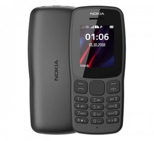 Nokia 106 Black Mobile Phone