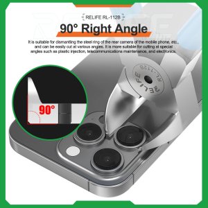 Relife RL-112B 90° Right Angle Flat Cutting pliers for iPhone Camera Ring Removal
