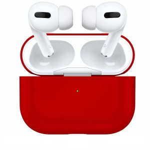 Case For Airpods Pro Cover Skin Silicone Red