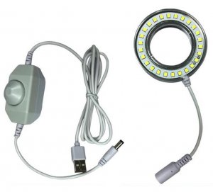 Light Ring For Microscope SANQTID Wylie WL 2050 LED USB Powered Dust Proof
