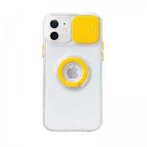 Case Soft TPU For iPhone 13 Pro in Yellow With Camera Lens
