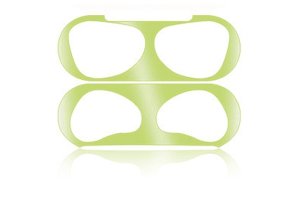 Case For Apple Airpod 3 Metal Dust Proof Guard Seal Protection Sticker in Green