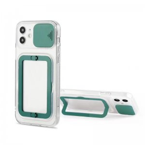 Case Soft TPU For iPhone 13 Pro in Dark Cyan With Camera Lens Protection