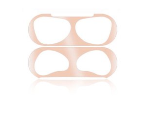 Case For Apple Airpod 3 Metal Dust Proof Guard Seal Protection Sticker Rose Gold