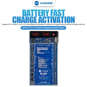Sunshine SS-915 V7 Battery Charge & Activation Tool For iPhone 4 to 13 & Android