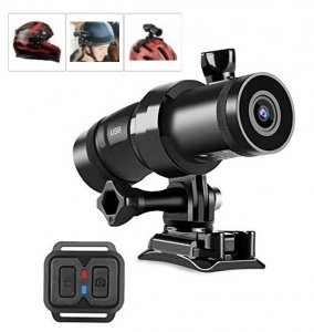 Techalogic Helmet Camera DC1 Advanced DUAL Lens Front and Rear Record
