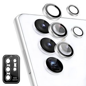 Camera Protectors For Samsung S22 Ultra Set of 5 Silver