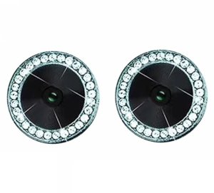 Camera Protectors For iPhone 13 13 Mini A Set of 2 Blue Jewelled Glass