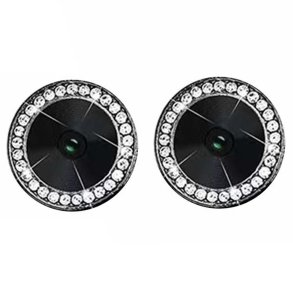 Camera Protectors For iPhone 14 14 Plus A Set of 2 Silver Jewelled
