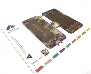 Screw Mat For iPhone XR Magnetic Phone Repair Disassembly Guide