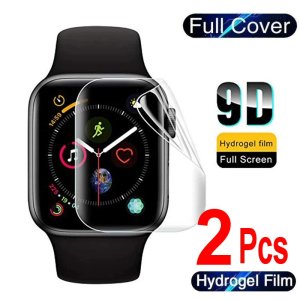 Hydrogel Screen Protector For Apple Watch Series 9 8 7 6 SE 5 4 Ultra 6Pcs Full