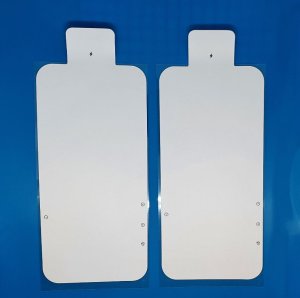 Factory Seal For iPhone 13 Mini White Paper Card Screen Protection Pack of 2