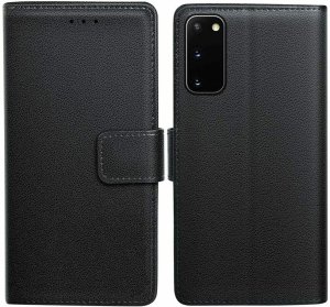 Case For Samsung S21 Plus S30 Plus PU Leather Flip Wallet Black