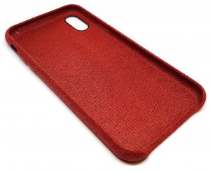 Case For iPhone X Flannel Design in Claret