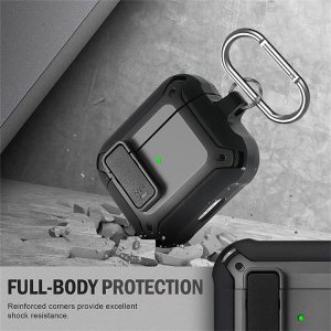 Case For Apple Airpod 3 Rugged 360 Protection in Orange Green