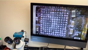 Deluxe Microscope Phone Repair Kit Microscope Lenses Work Mat Solder Paste