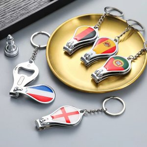 Keychain Bottle Opener Nail Clipper Keyring England