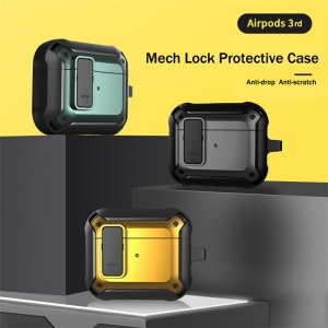 Case For Apple Airpod 3 Rugged 360 Protection in Black Blue