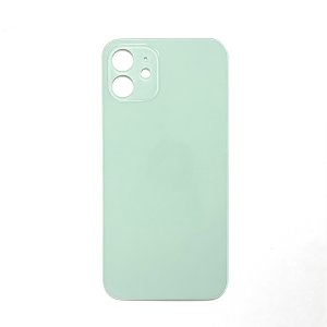 Glass Back For iPhone 12 Plain In Green
