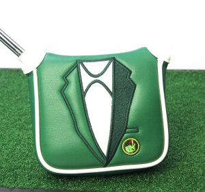 Green Jacket Golf Half Mallet Putter Club Cover Headcover