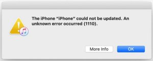 Error 1110 Fix Repair Service For iPhone