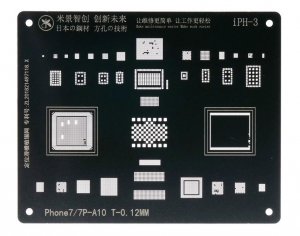 Reballing Stencil For iPhone 7 7 Plus A10 CPU Mijing BGA IPH 3