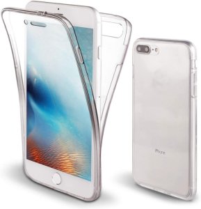 Silicone Case For iPhone X XS TPU 360 Clear