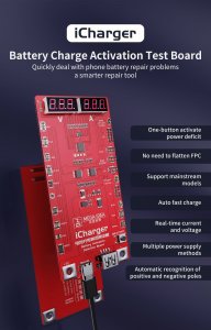 Mega Idea iCharger Battery Charging and Activation Tool For iPhone Android