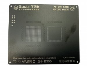 Reballing Stencil For iPhone A9 CPU Module ToolPlus QianLi 3D iBlack