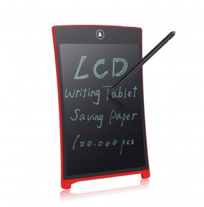 Writing Drawing Tablet Pad Portable 8.5 inch Red