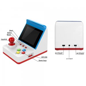 Mini Retro Arcade Game Machine Portable Console With 360 Classic Games