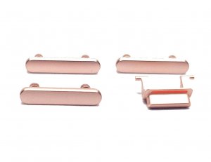 Sim Tray For iPhone 7 in Rose Gold With Outer Buttons