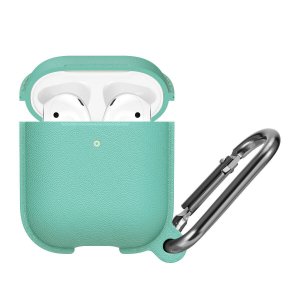 Case For Apple Airpods With Hanger And Hole For LED Coast Blue