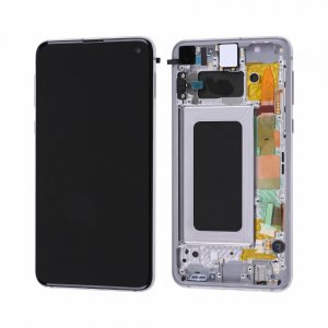 Lcd Screen For Samsung S10 G973F in Prism White
