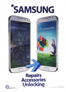 Repairs Poster A2 (LARGE) For Samsung Accessories Unlocking