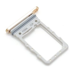 Sim Tray For Samsung Z Flip4 Gold Replacement Card Holder