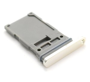 Sim Tray For Samsung S23 Ultra Cream Replacement Card Holder