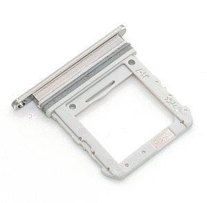 Sim Tray For Samsung Z Flip1 / Z Flip2 SIlver Replacement Card Holder