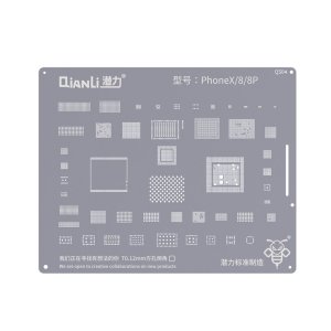 Reballing Stencil For iPhone X-14 BGA CPU IC Qianli 6 Piece Set Bumblebee