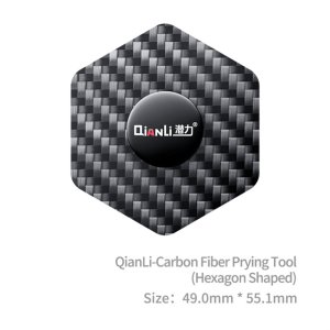 Carbon Fibre Prying Tool Qianli For Phone Opening Repair Hexagon Shape