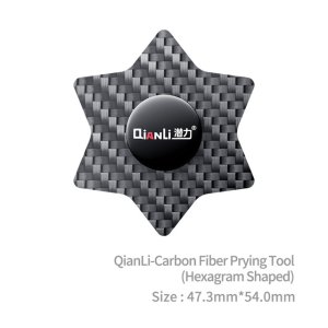 Carbon Fibre Prying Tool Qianli For Phone Opening Repair Hexagram Shape