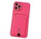 Silicone Card Holder Protection Case For iPhone 15 Pro Max in Pink Citrus