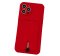 Silicone Card Holder Protection Case For iPhone 15 Pro Max in Red