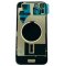 Glass Back For iPhone 15 Plus Battery Door Camera Lens Bezel Magnetism Ring + Metal Plate Plain Without Logo