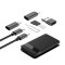 Budi 15W Wireless Charger Multi Functional Box with Phone Cable Adapters Black