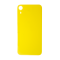 Glass Back For iPhone XR Plain in Yellow