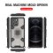 Case For iPhone 13 Pro Shockproof Case with Magnetic Ring Holder Grey