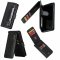 Flip Case For iPhone 13 Pro Wallet with Zip and Card Holder Black