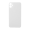 Glass Back For iPhone 11 Plain in White